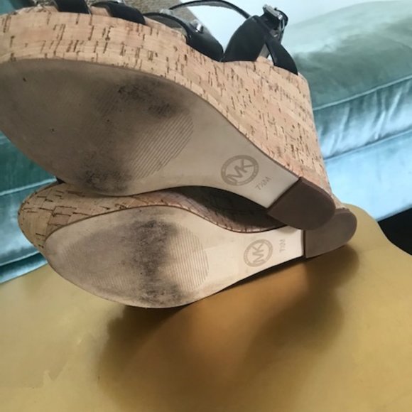 Micheal Kors black studded wedges - Picture 5 of 5